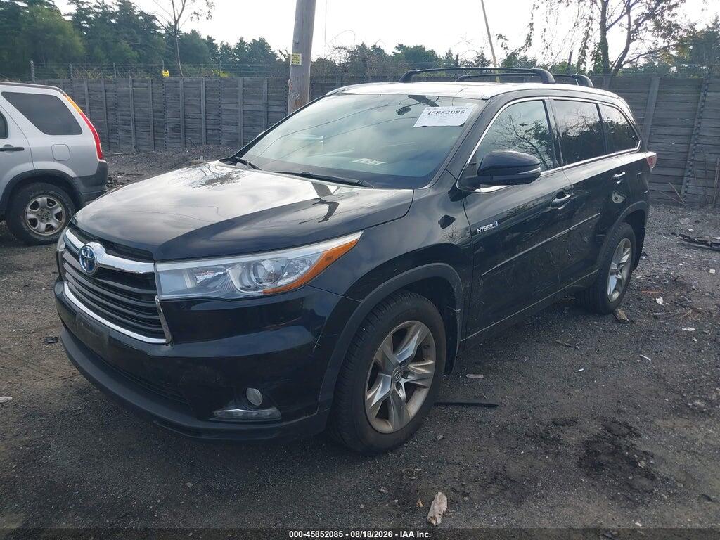 5TDDCRFH4ES005877 2014 TOYOTA HIGHLANDER HYBRID photo no. 2