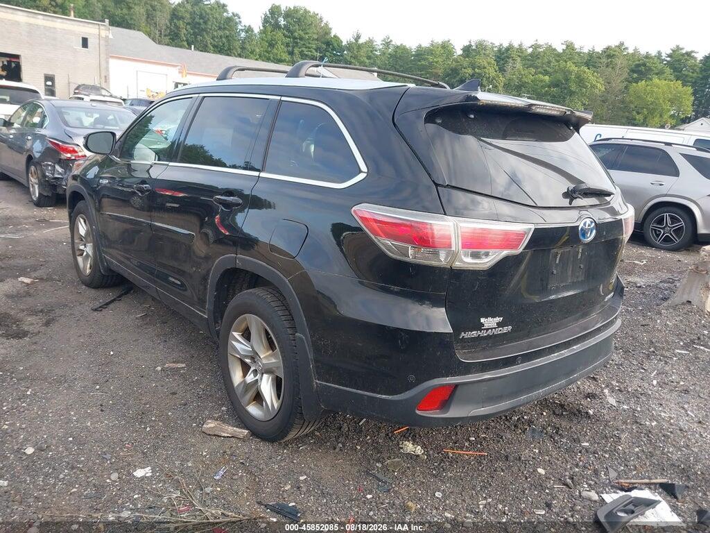 5TDDCRFH4ES005877 2014 TOYOTA HIGHLANDER HYBRID photo no. 3