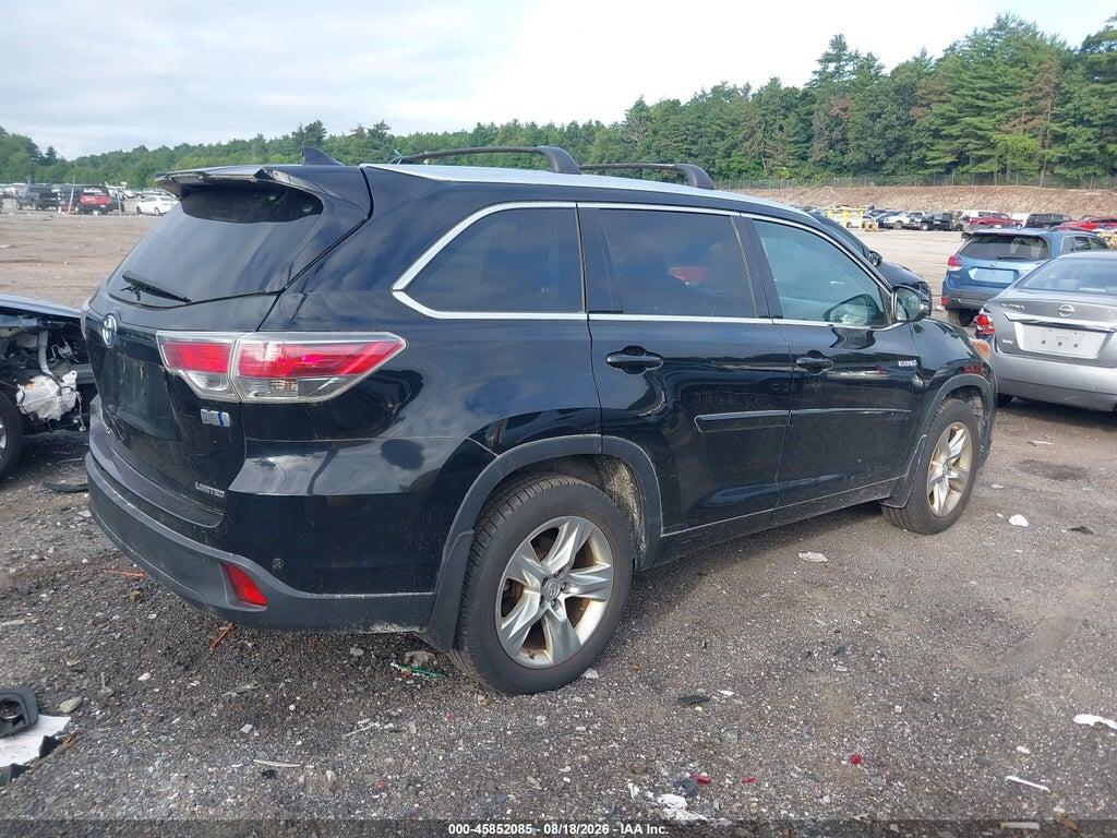 5TDDCRFH4ES005877 2014 TOYOTA HIGHLANDER HYBRID photo no. 4