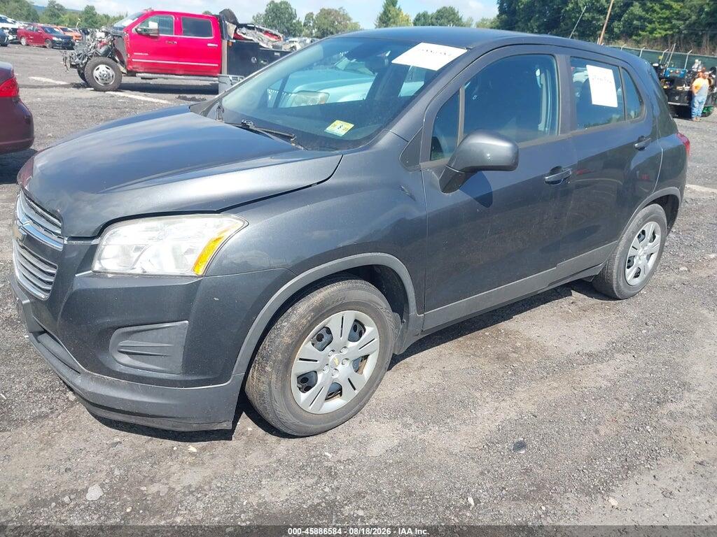 3GNCJKSB3GL253502 2016 CHEVROLET TRAX photo no. 2