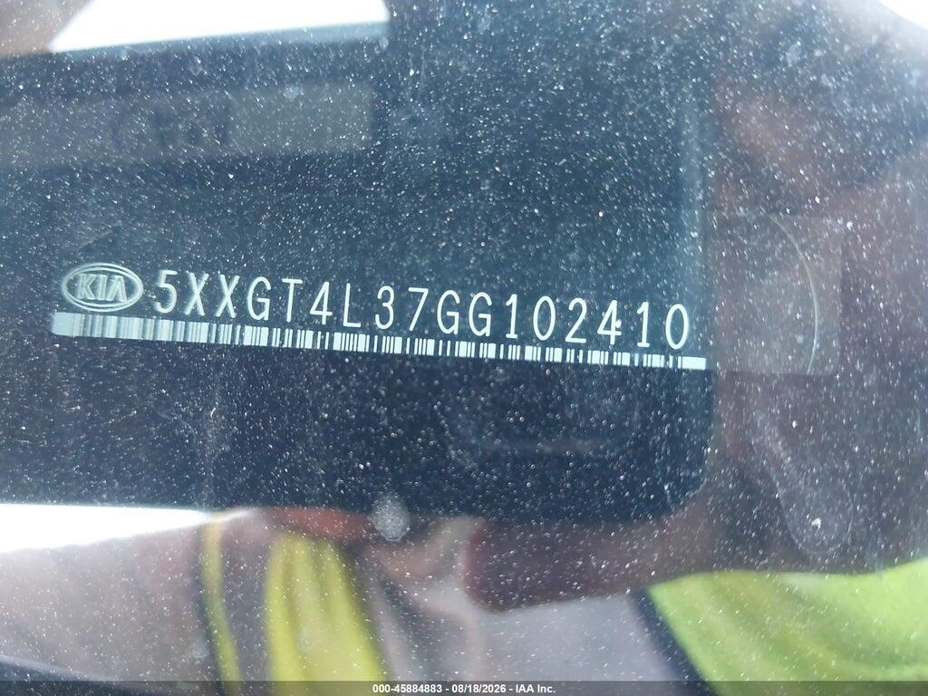 5XXGT4L37GG102410 2016 KIA OPTIMA photo no. 9