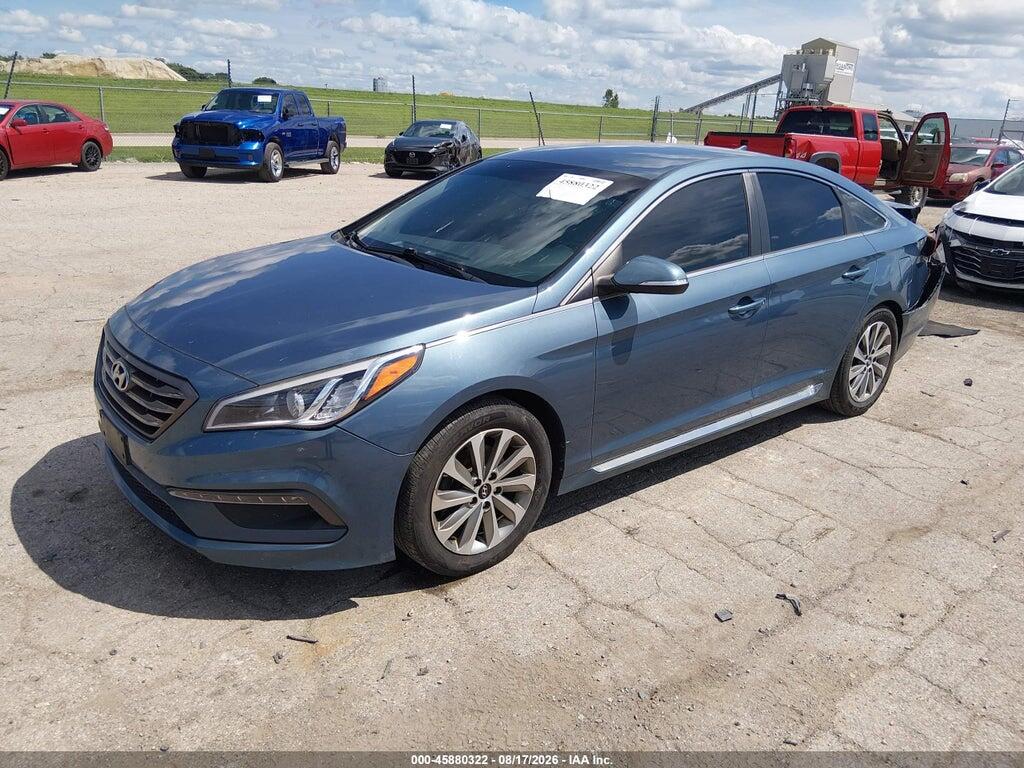 5NPE34AF5GH280633 2016 HYUNDAI SONATA photo no. 2
