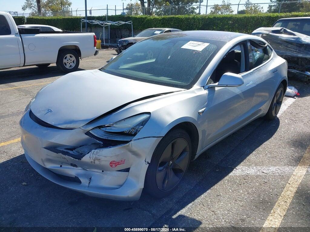 5YJ3E1EA4JF040249 2018 TESLA MODEL 3 photo no. 2