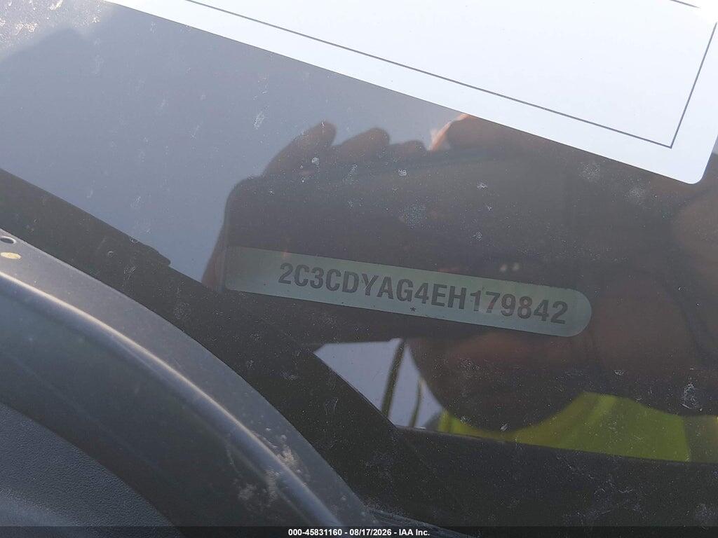 2C3CDYAG4EH179842 2014 DODGE CHALLENGER photo no. 9