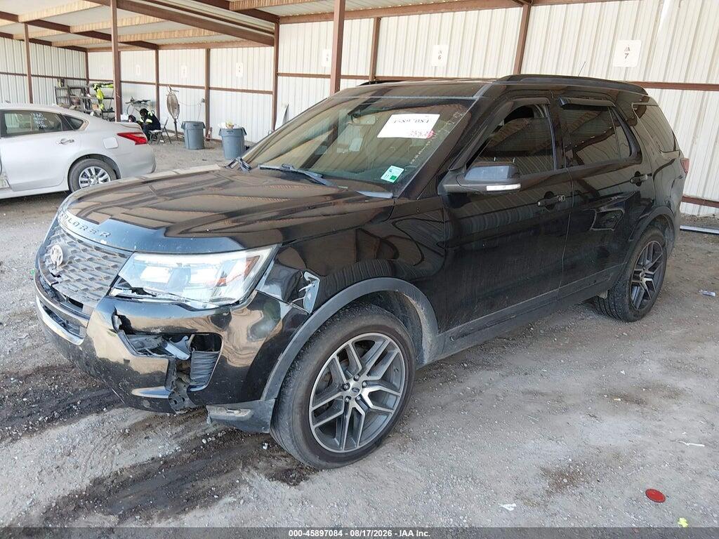 1FM5K8GTXJGB13750 2018 FORD EXPLORER photo no. 2