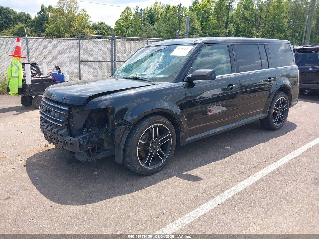 2FMGK5C80EBD13932 2014 FORD FLEX photo no. 2