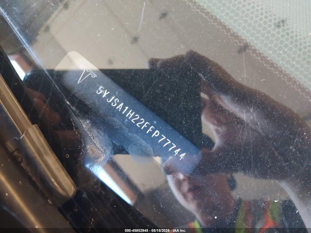 5YJSA1H22FFP77744 2015 TESLA MODEL S photo no. 9