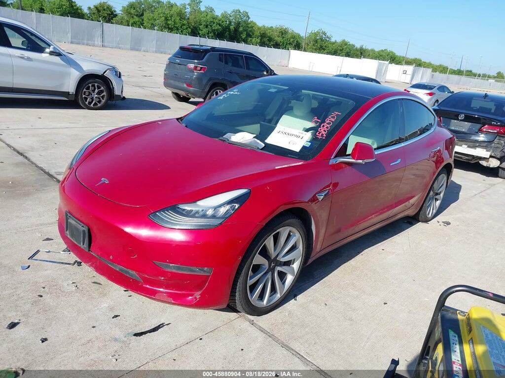 5YJ3E1EB7JF097490 2018 TESLA MODEL 3 photo no. 2