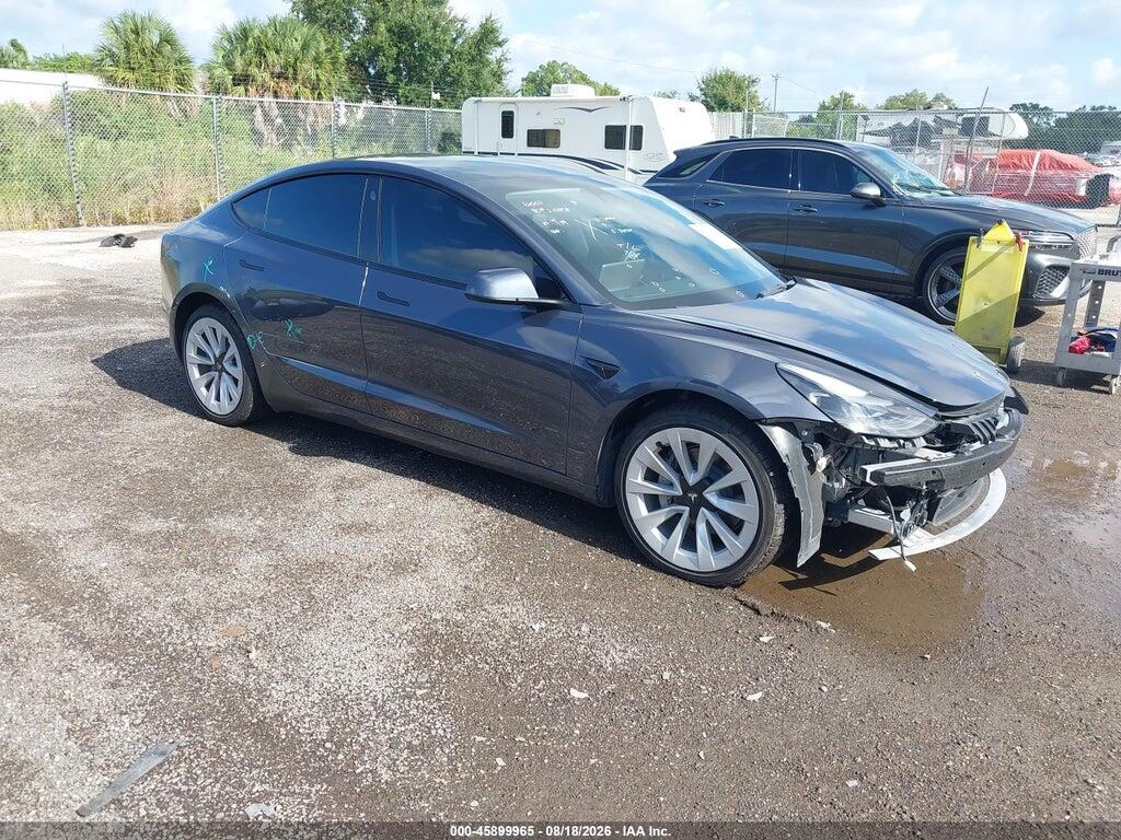 5YJ3E1EB6NF342544 2022 TESLA MODEL 3 photo no. 1