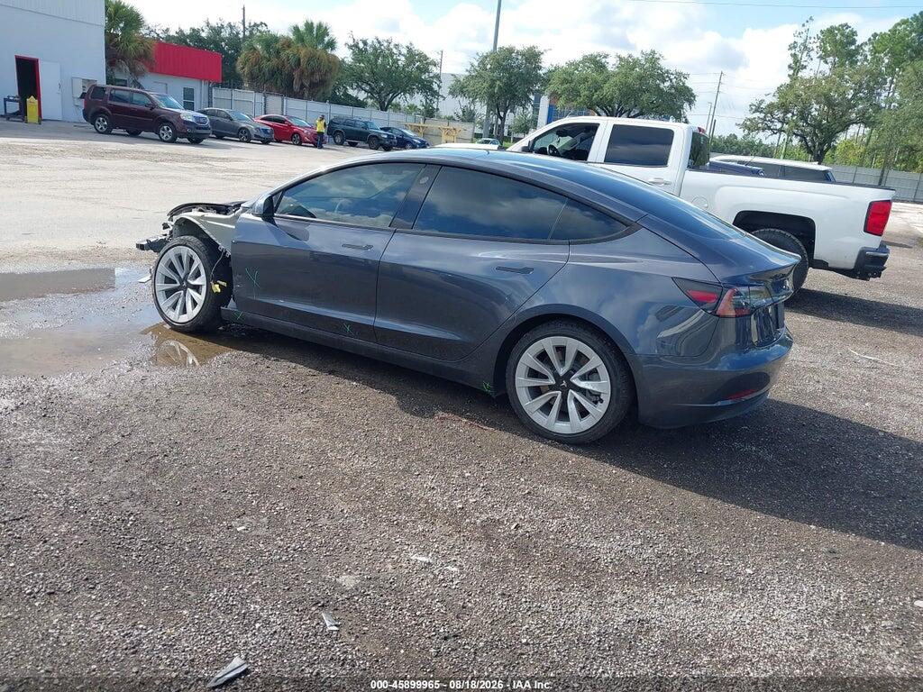 5YJ3E1EB6NF342544 2022 TESLA MODEL 3 photo no. 3