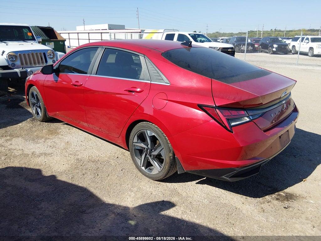 KMHLN4AJ5NU021208 2022 HYUNDAI ELANTRA HYBRID photo no. 3