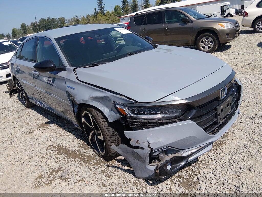 1HGCV3F2XNA043594 2022 HONDA ACCORD HYBRID photo no. 1