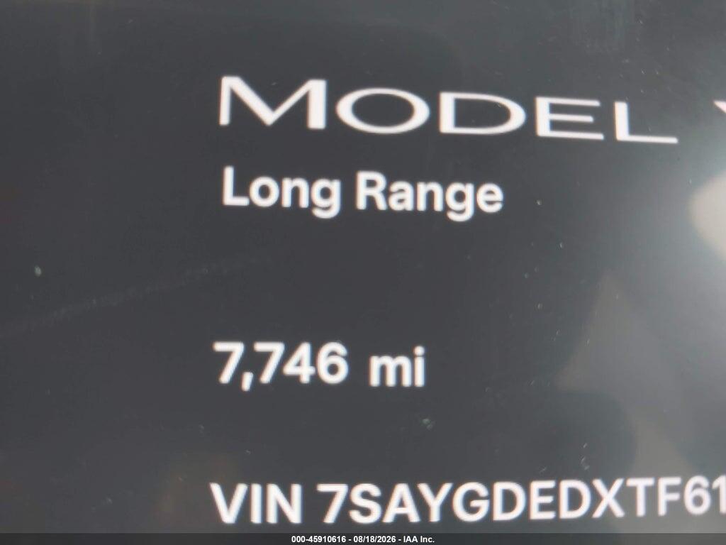 7SAYGDEDXTF616394 2026 TESLA MODEL Y photo no. 7