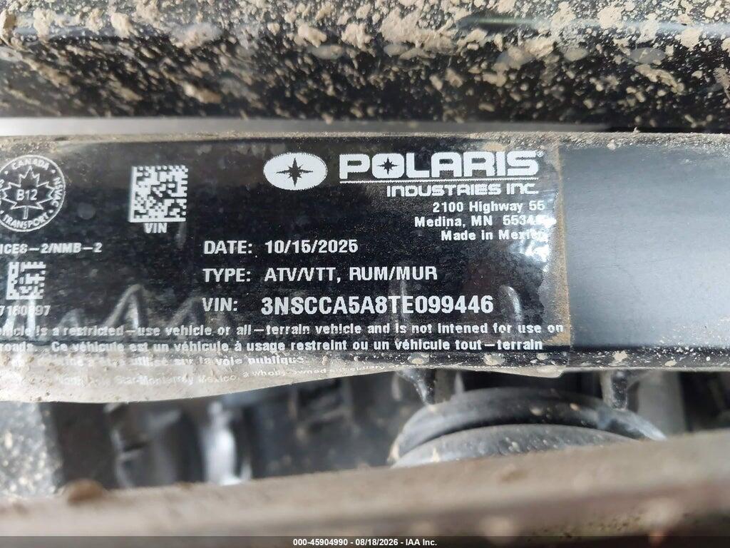 3NSCCA5A8TE099446 2026 POLARIS RANGER photo no. 10