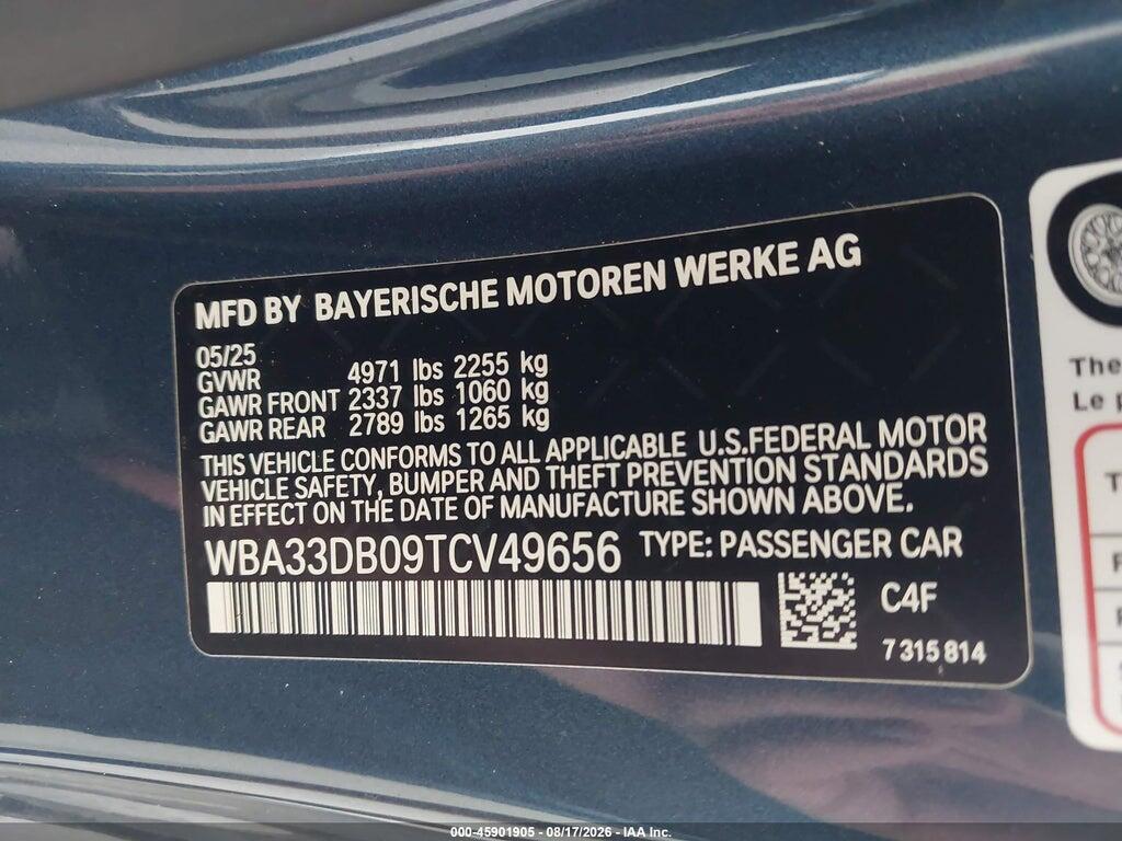 WBA33DB09TCV49656 2026 BMW 430I photo no. 9