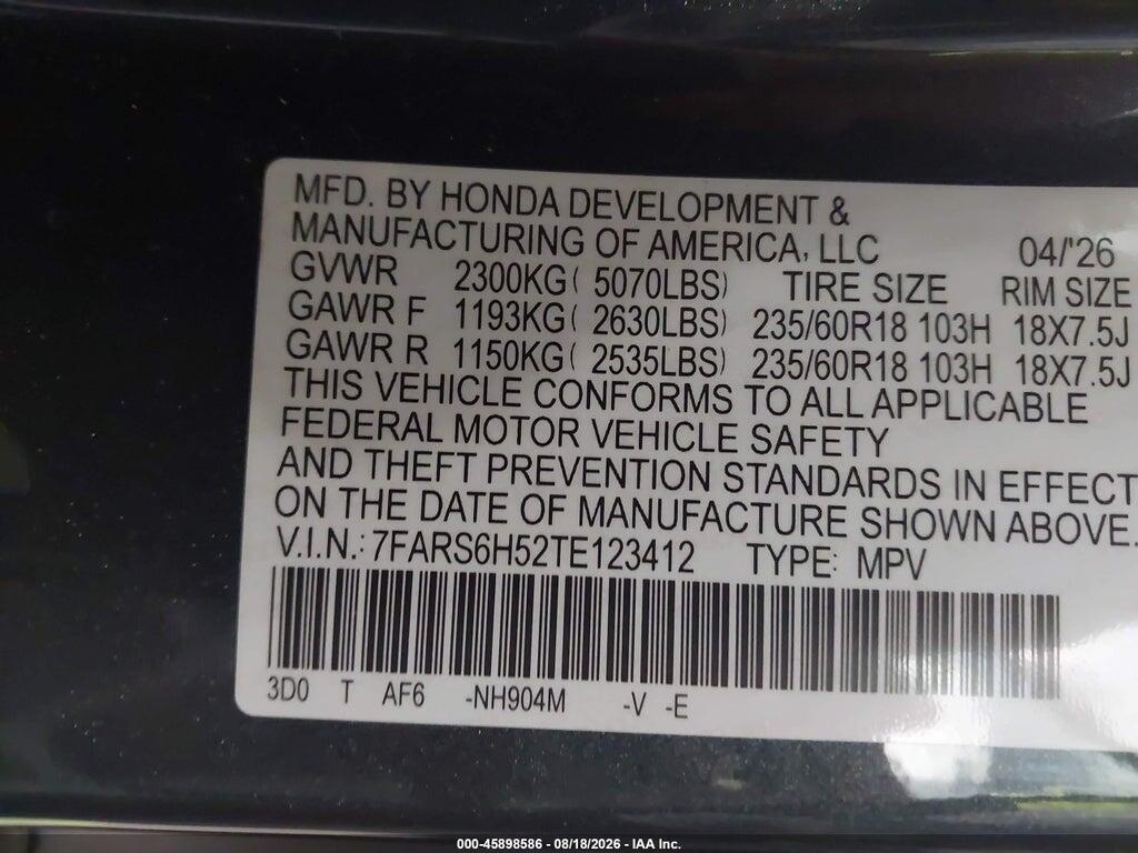 7FARS6H52TE123412 2026 HONDA CR-V HYBRID photo no. 9