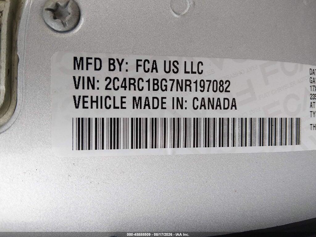 2C4RC1BG7NR197082 2022 CHRYSLER PACIFICA photo no. 9