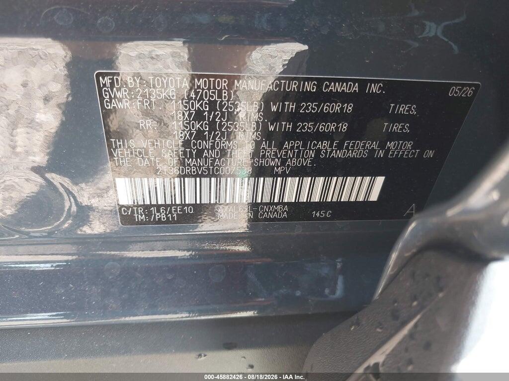 2T36DRBV5TC007538 2026 TOYOTA RAV4 photo no. 9