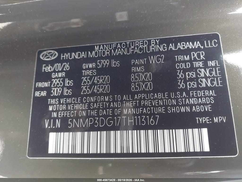 5NMP3DG17TH113167 2026 HYUNDAI SANTA FE HYBRID photo no. 9