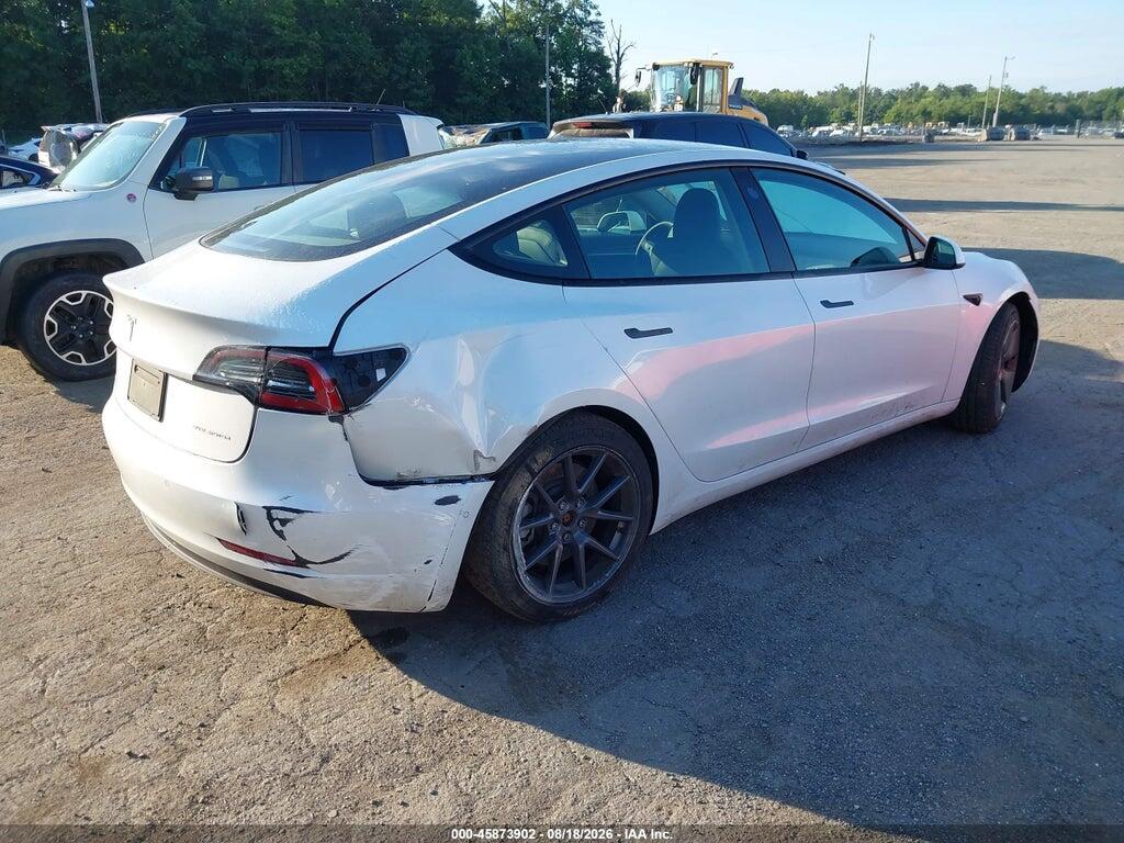 5YJ3E1EB2NF314546 2022 TESLA MODEL 3 photo no. 4