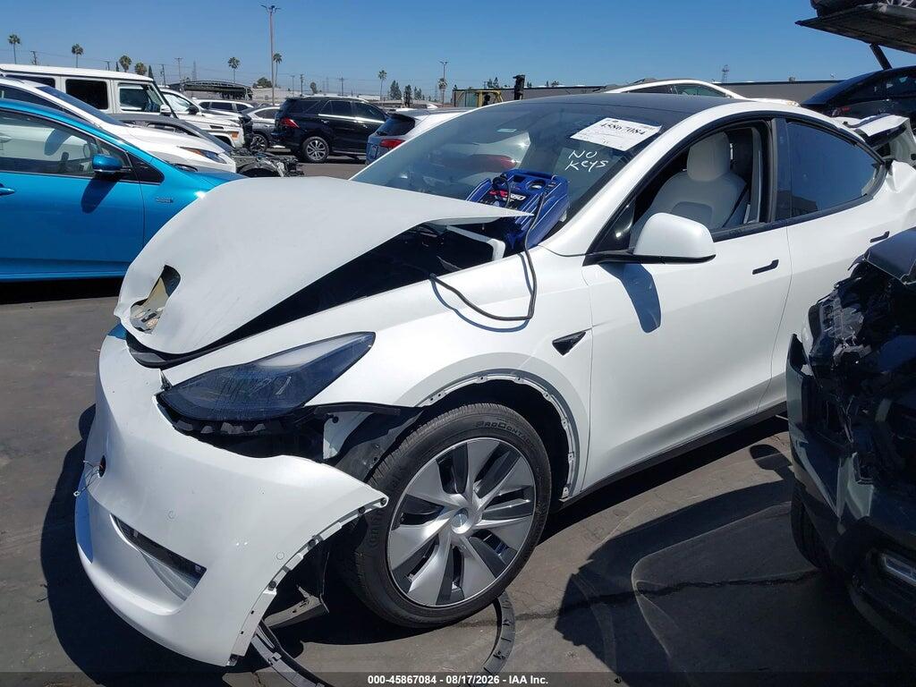 7SAYGDEE6NF561065 2022 TESLA MODEL Y photo no. 2