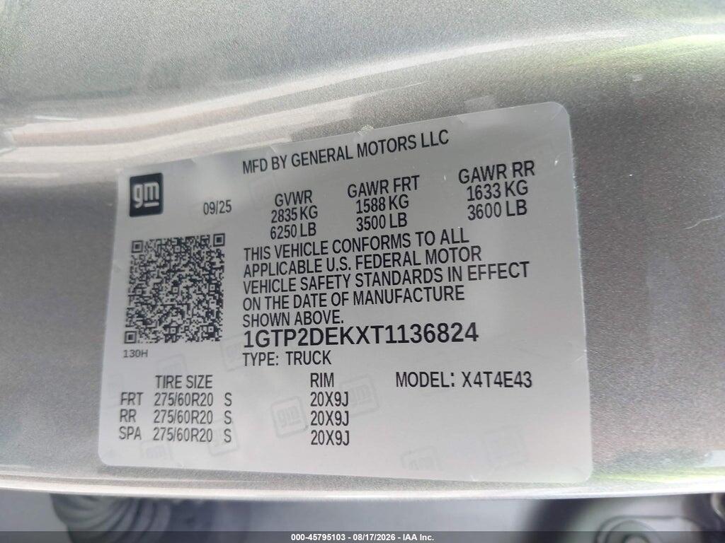 1GTP2DEKXT1136824 2026 GMC CANYON photo no. 9