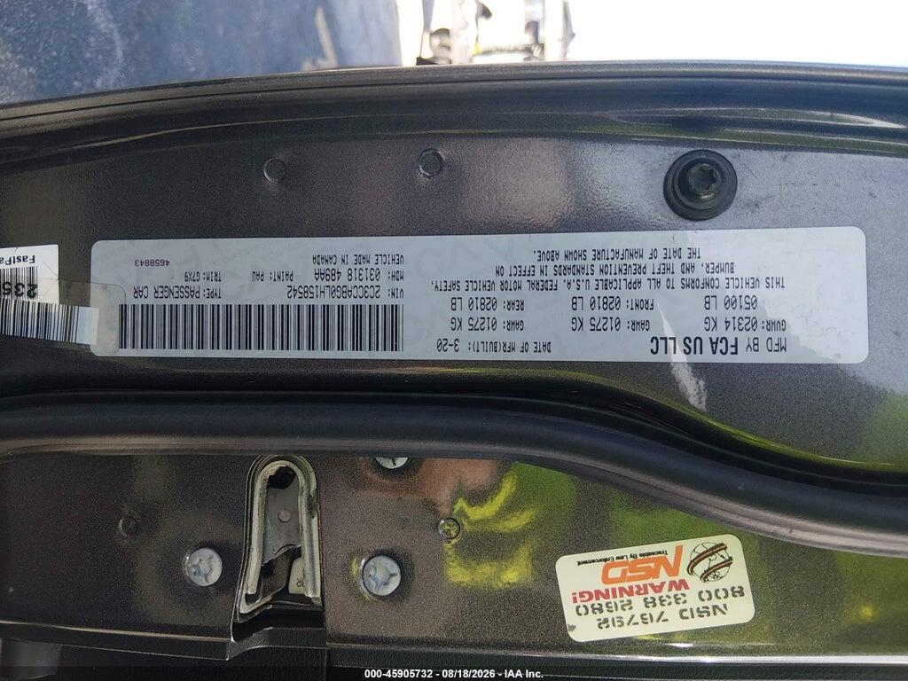 2C3CCABG0LH158542 2020 CHRYSLER 300 photo no. 9
