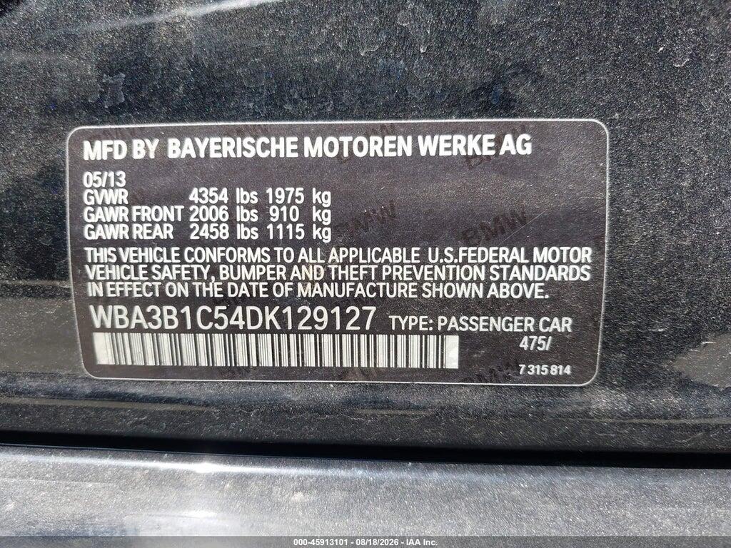 WBA3B1C54DK129127 2013 BMW 320I photo no. 9