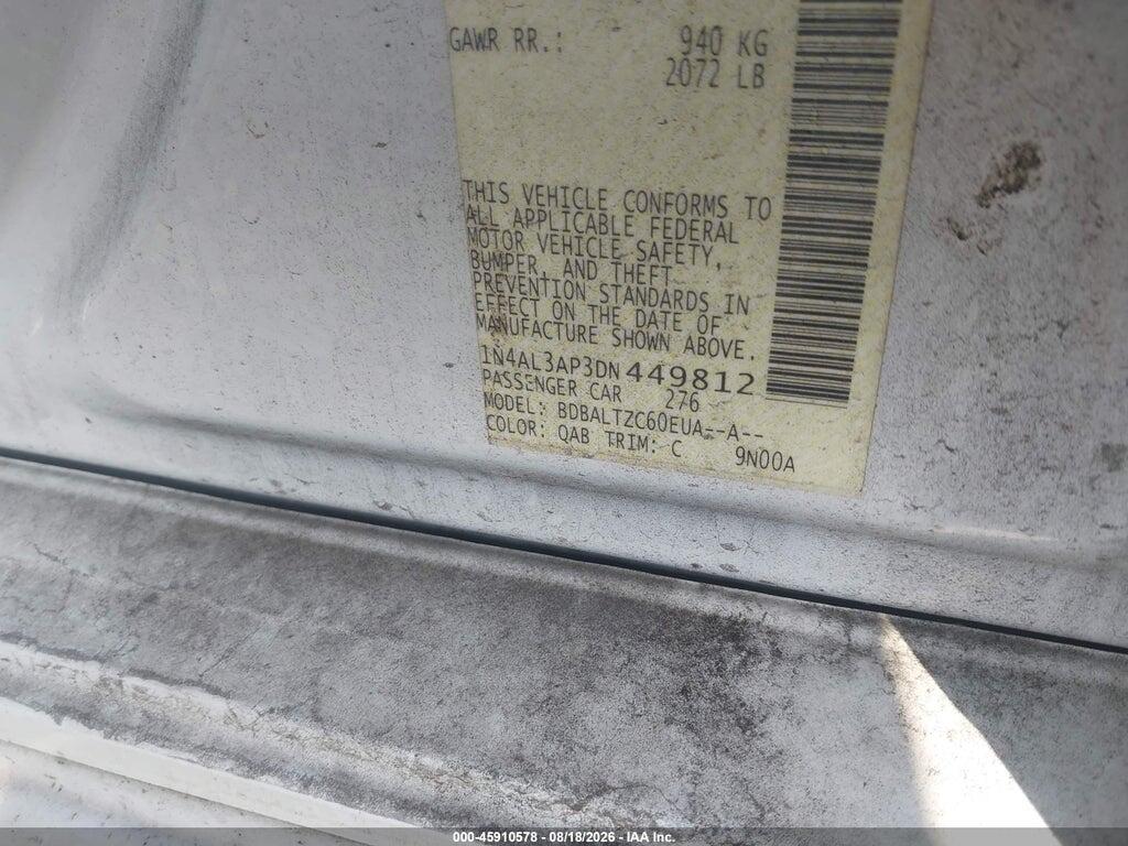 1N4AL3AP3DN449812 2013 NISSAN ALTIMA photo no. 9