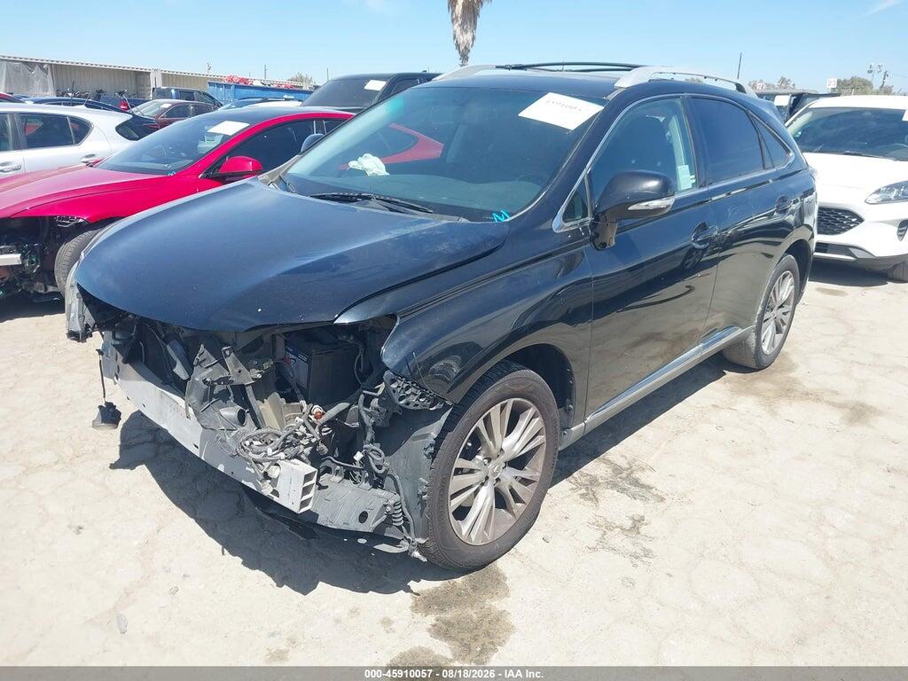 2T2ZK1BA6DC090467 2013 LEXUS RX 350 photo no. 2