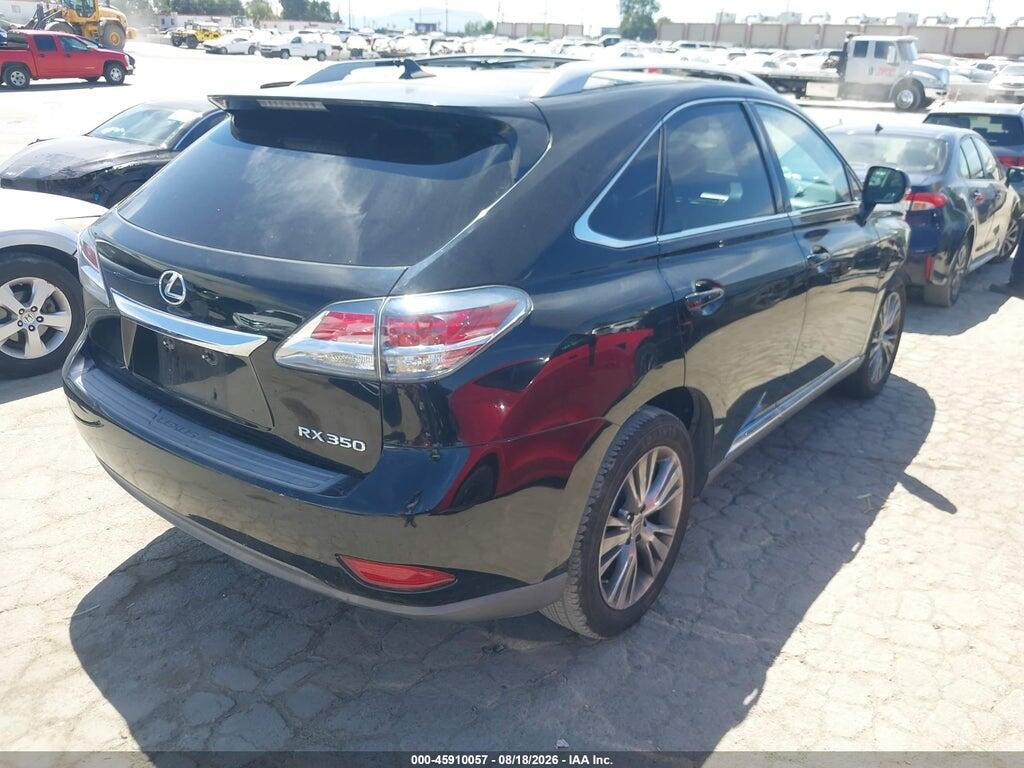 2T2ZK1BA6DC090467 2013 LEXUS RX 350 photo no. 4