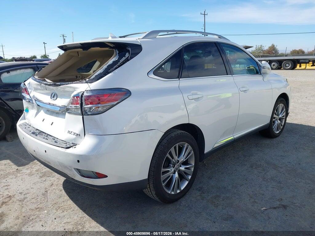 2T2BK1BA5DC163099 2013 LEXUS RX 350 photo no. 4