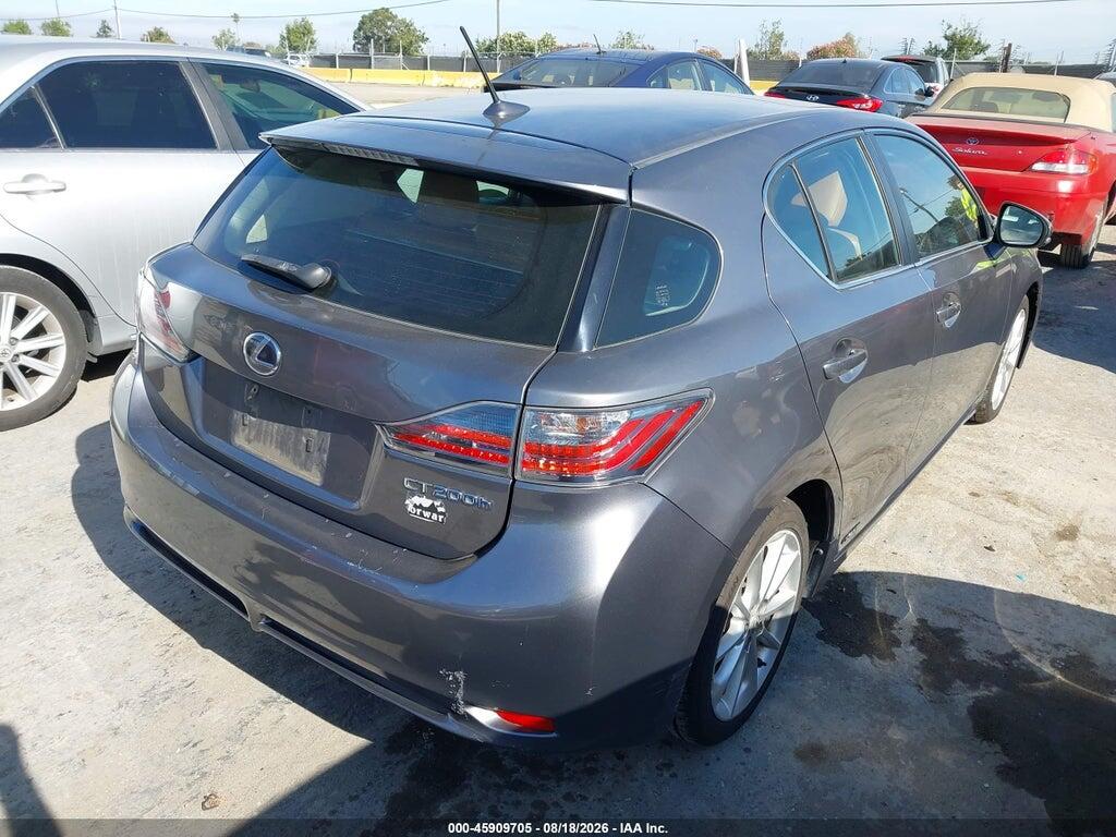 JTHKD5BH5D2133276 2013 LEXUS CT 200H photo no. 4