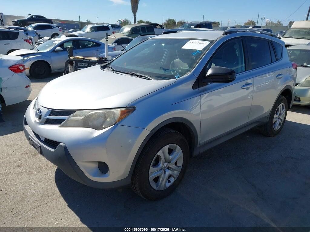 2T3ZFREV8DW005754 2013 TOYOTA RAV4 photo no. 2