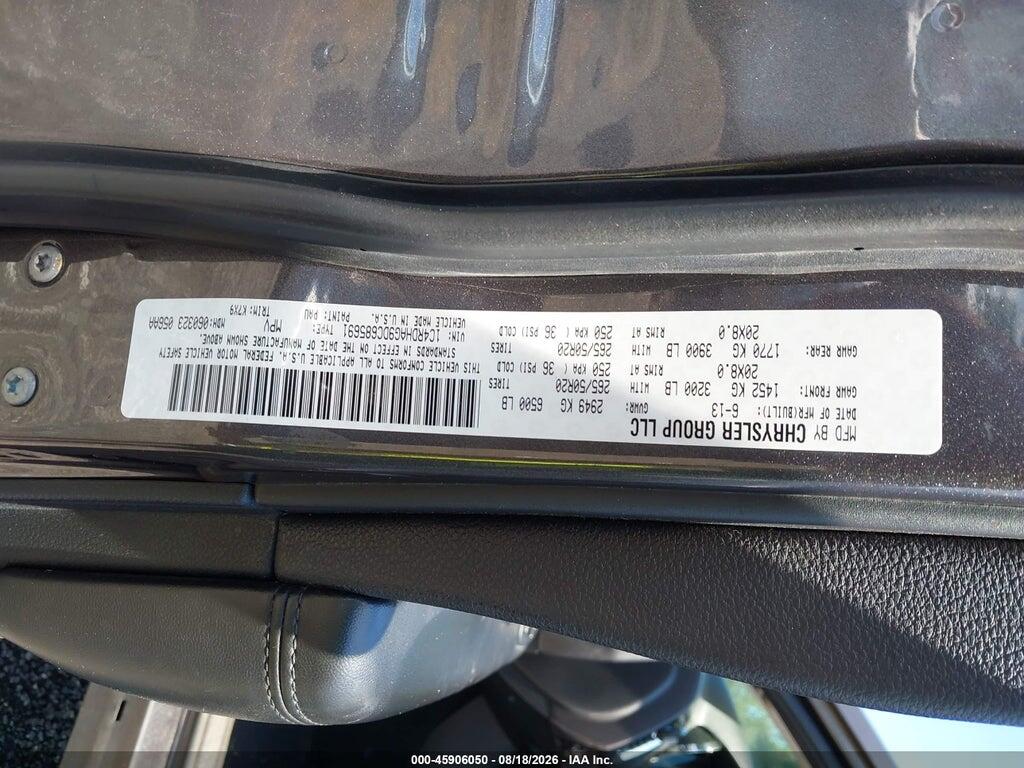 1C4RDHAG9DC685691 2013 DODGE DURANGO photo no. 9