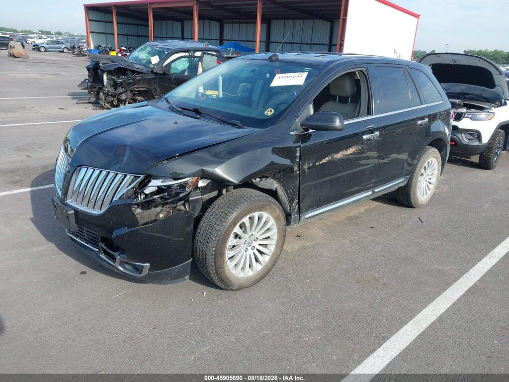 2LMDJ8JK3DBL09902 2013 LINCOLN MKX photo no. 2