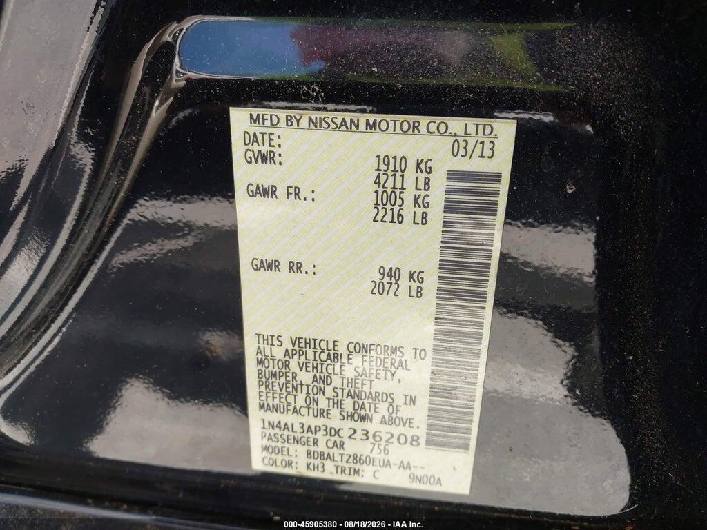 1N4AL3AP3DC236208 2013 NISSAN ALTIMA photo no. 9