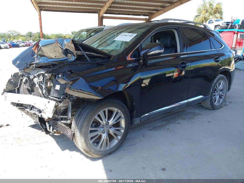 2T2ZK1BA2DC127952 2013 LEXUS RX 350 photo no. 2