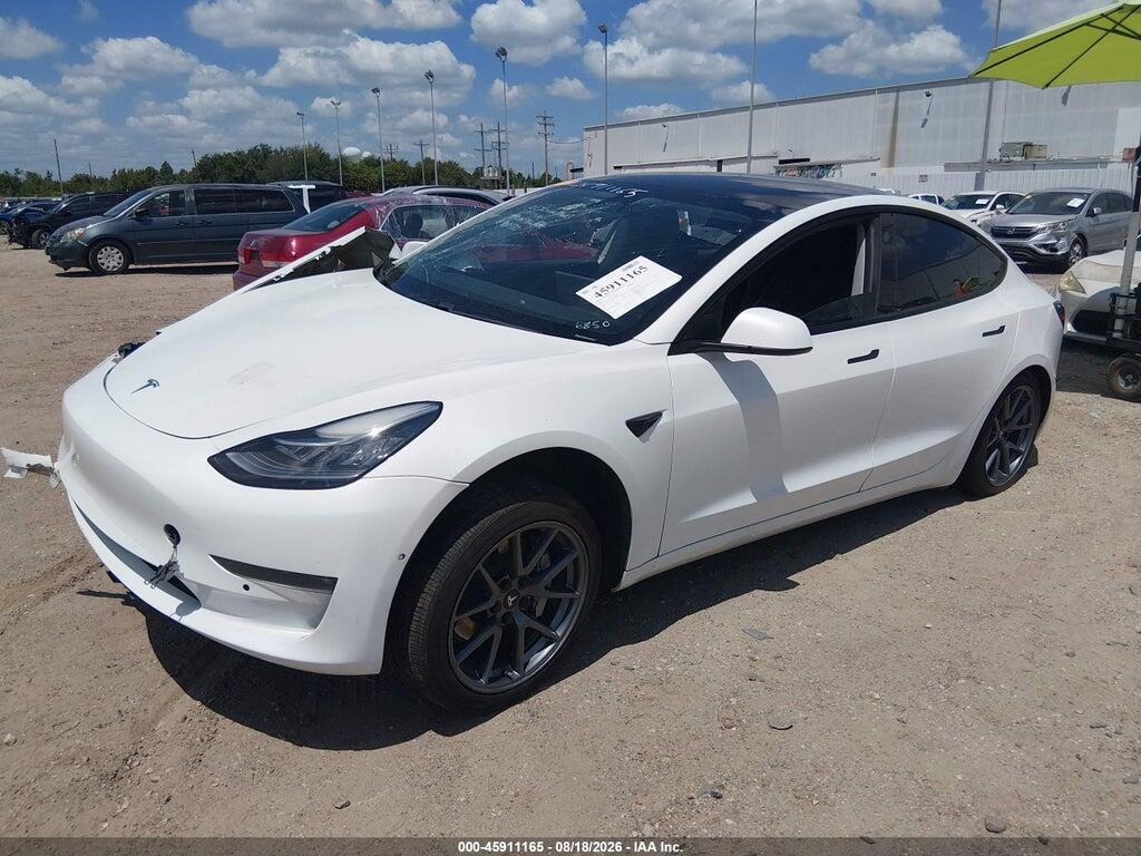 5YJ3E1EB9MF836850 2021 TESLA MODEL 3 photo no. 2
