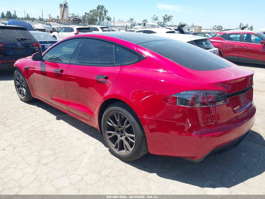 5YJSA1E56MF437749 2021 TESLA MODEL S photo no. 3