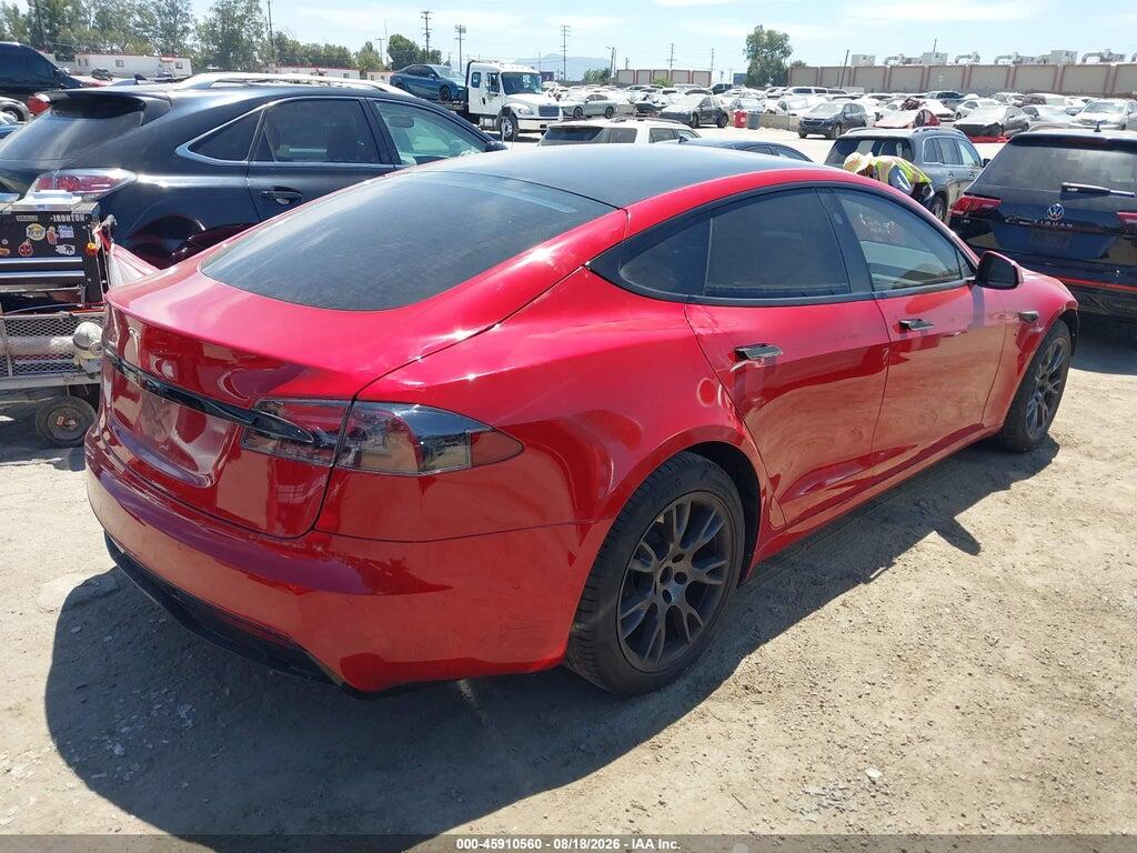5YJSA1E56MF437749 2021 TESLA MODEL S photo no. 4