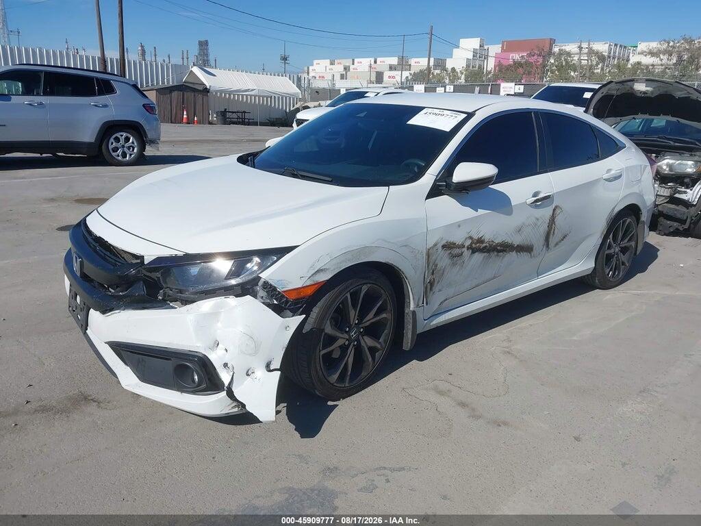2HGFC2F83MH532775 2021 HONDA CIVIC photo no. 2