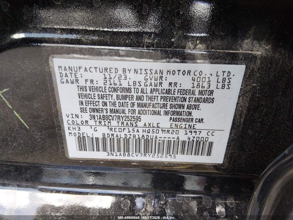3N1AB8CV7RY252595 2024 NISSAN SENTRA photo no. 9
