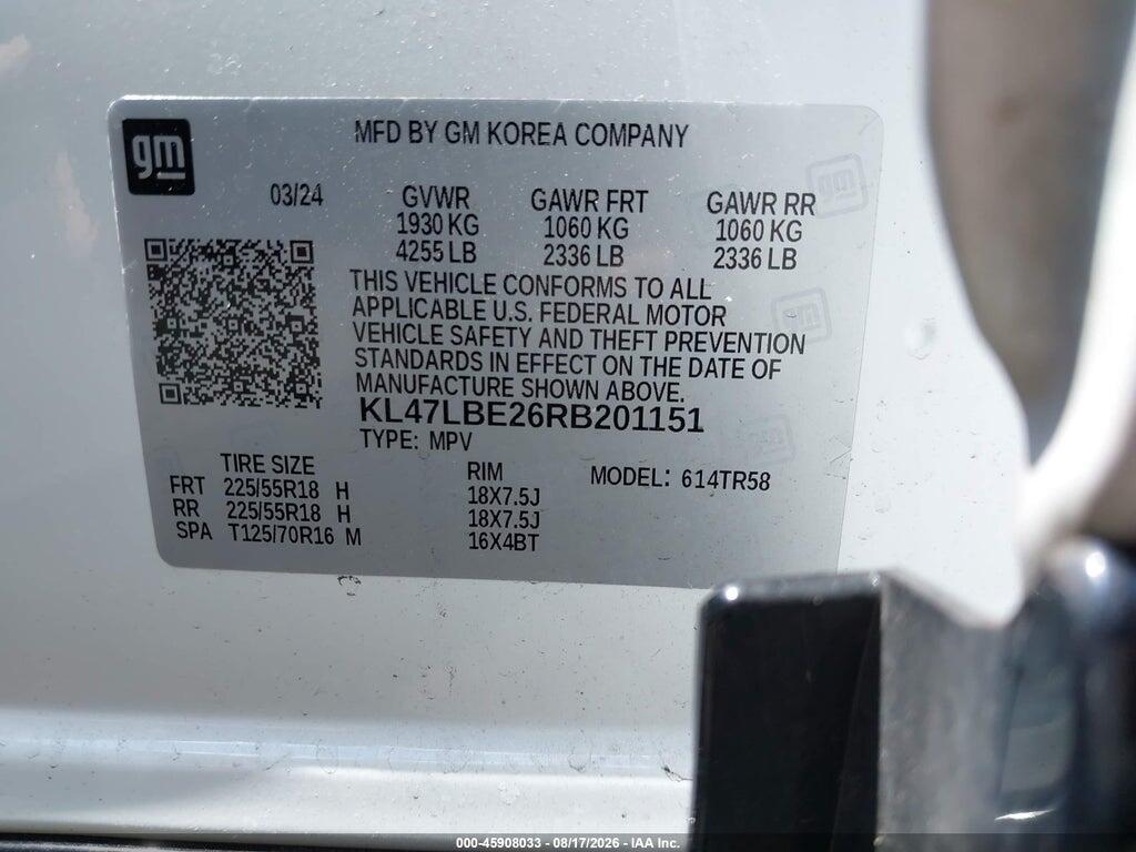 KL47LBE26RB201151 2024 BUICK ENVISTA photo no. 9