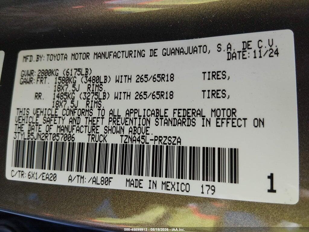 3TYLB5JN2RT057006 2024 TOYOTA TACOMA photo no. 9