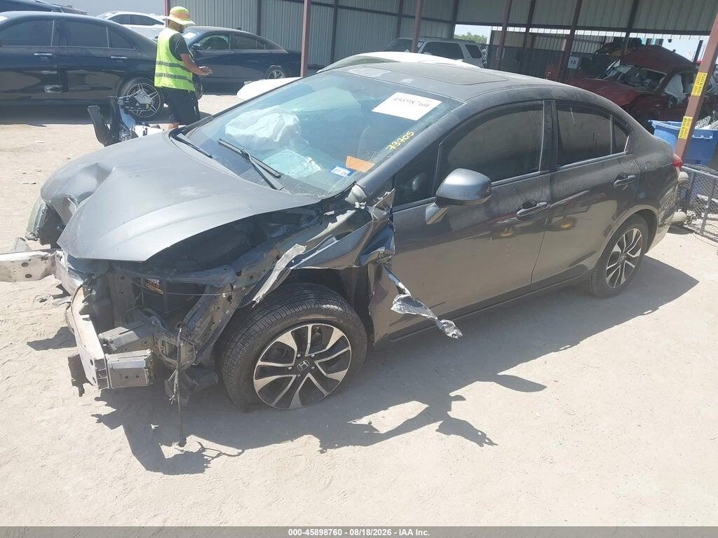 2HGFB2F89DH514445 2013 HONDA CIVIC photo no. 2