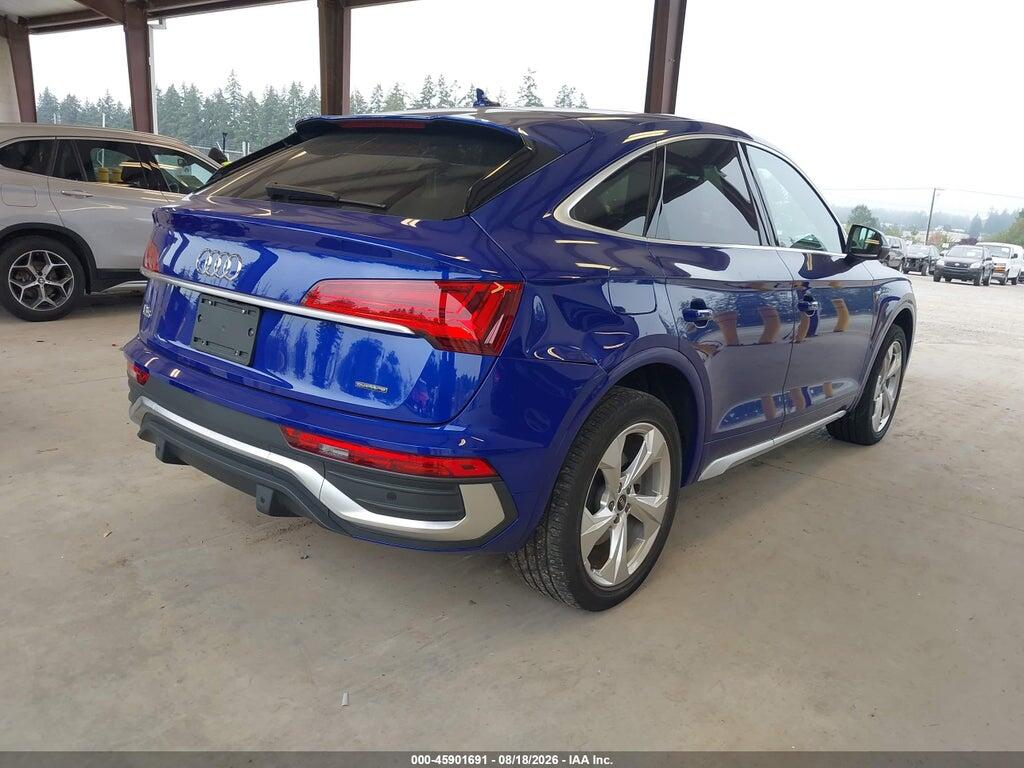 WA15AAFY7M2125247 2021 AUDI Q5 SPORTBACK photo no. 4