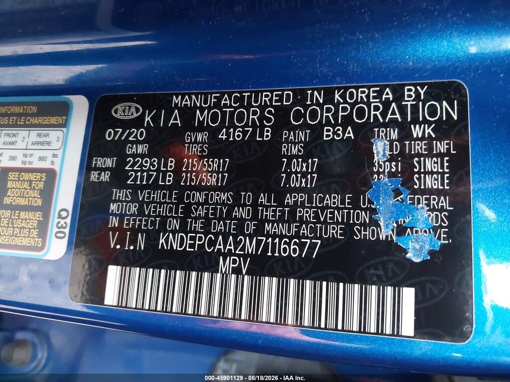 KNDEPCAA2M7116677 2021 KIA SELTOS photo no. 9