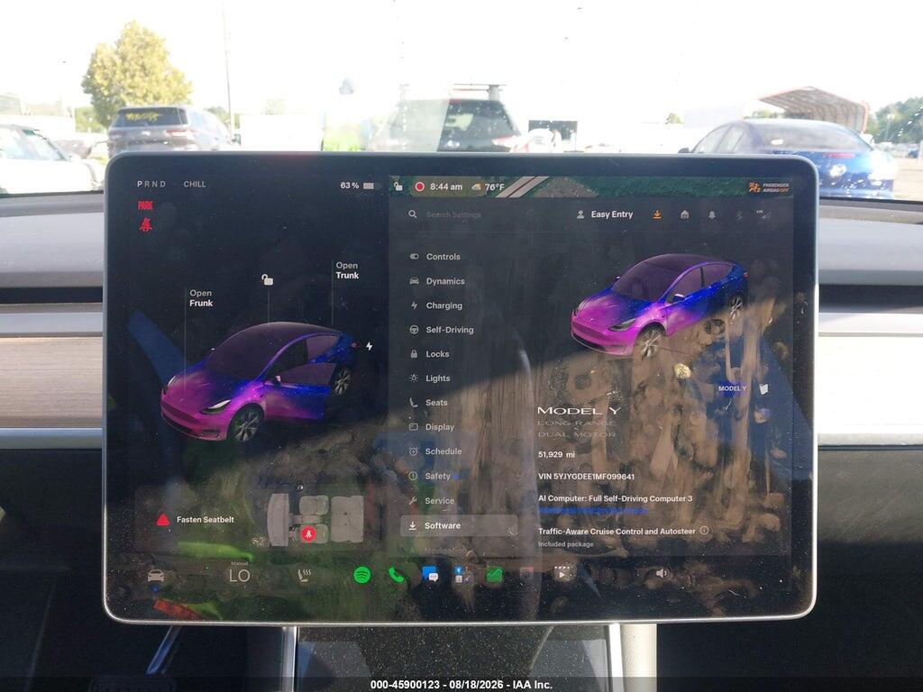 5YJYGDEE1MF099641 2021 TESLA MODEL Y photo no. 7