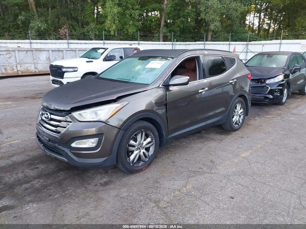 5XYZU3LA7DG045907 2013 HYUNDAI SANTA FE photo no. 2